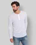 White Henley T-Shirt
