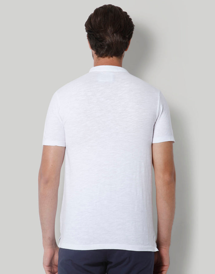 White Henley T-Shirt