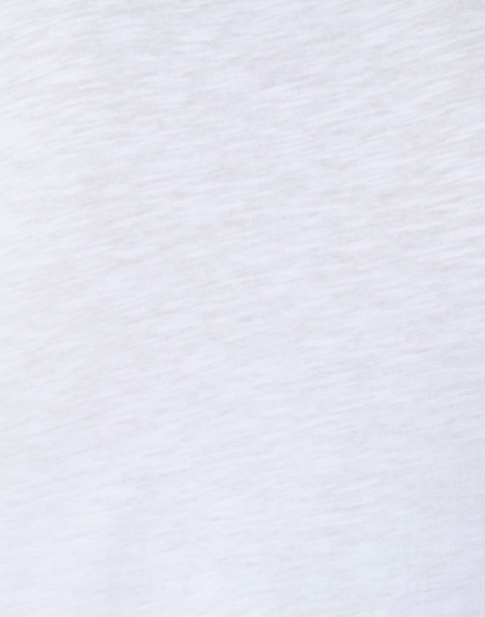 White Henley T-Shirt