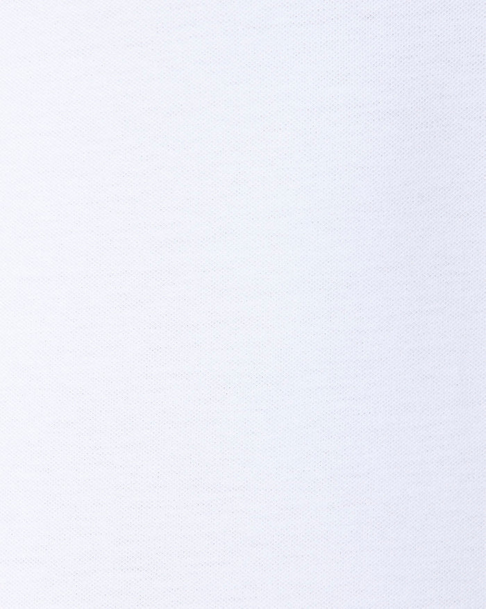 White Polo Neck T-Shirt