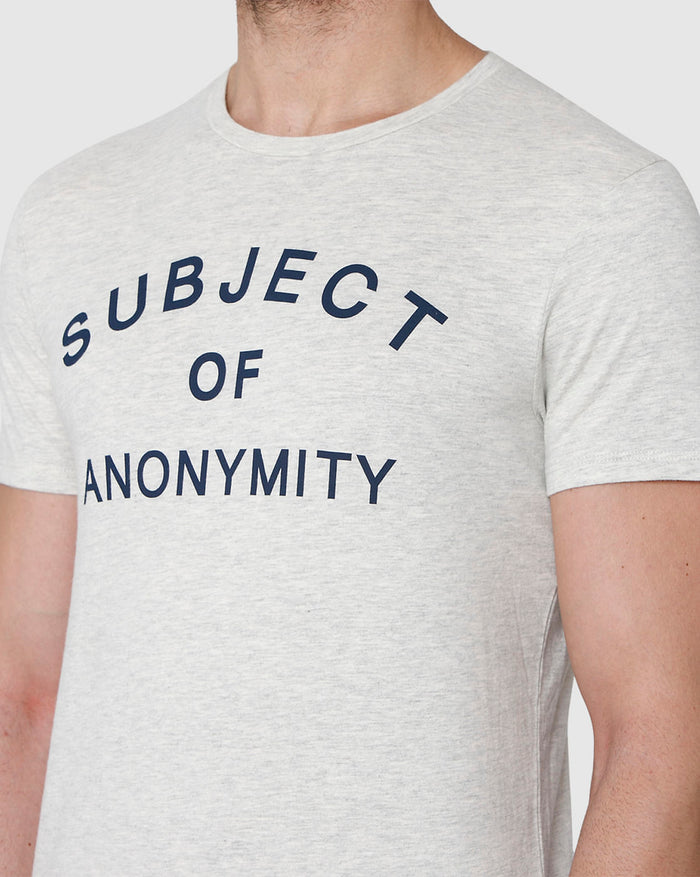 White Printed Crew Neck T-Shirt