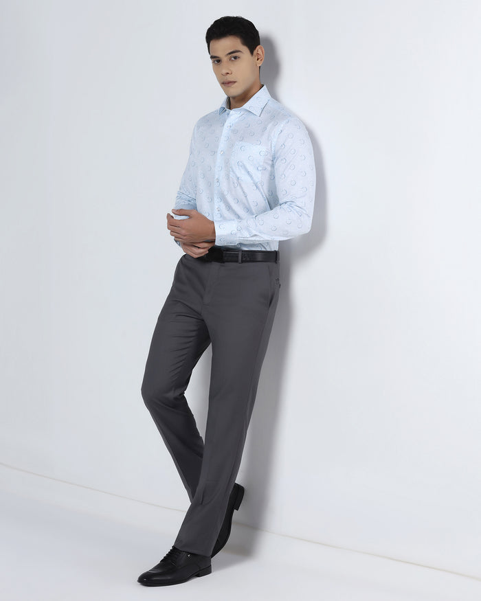 White Printed Shirt - Circuit