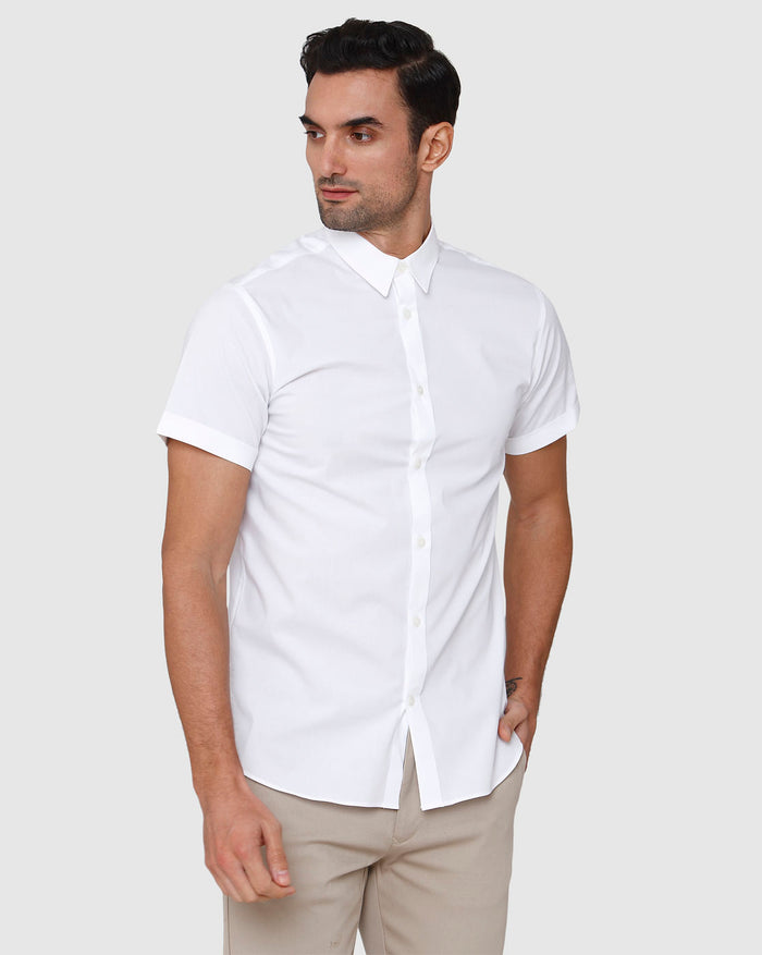 White Short Sleeves Shirt