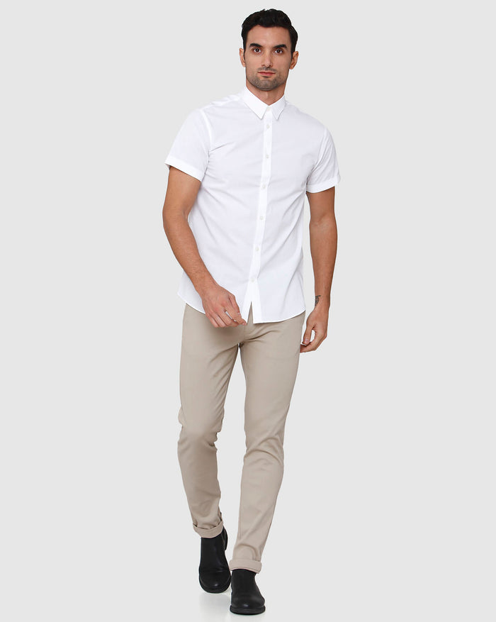 White Short Sleeves Shirt