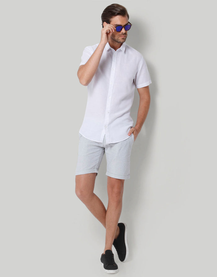 White Short Sleeves Shirt