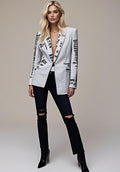 Style the White Travel Blazer exclusively at Born To Glam
