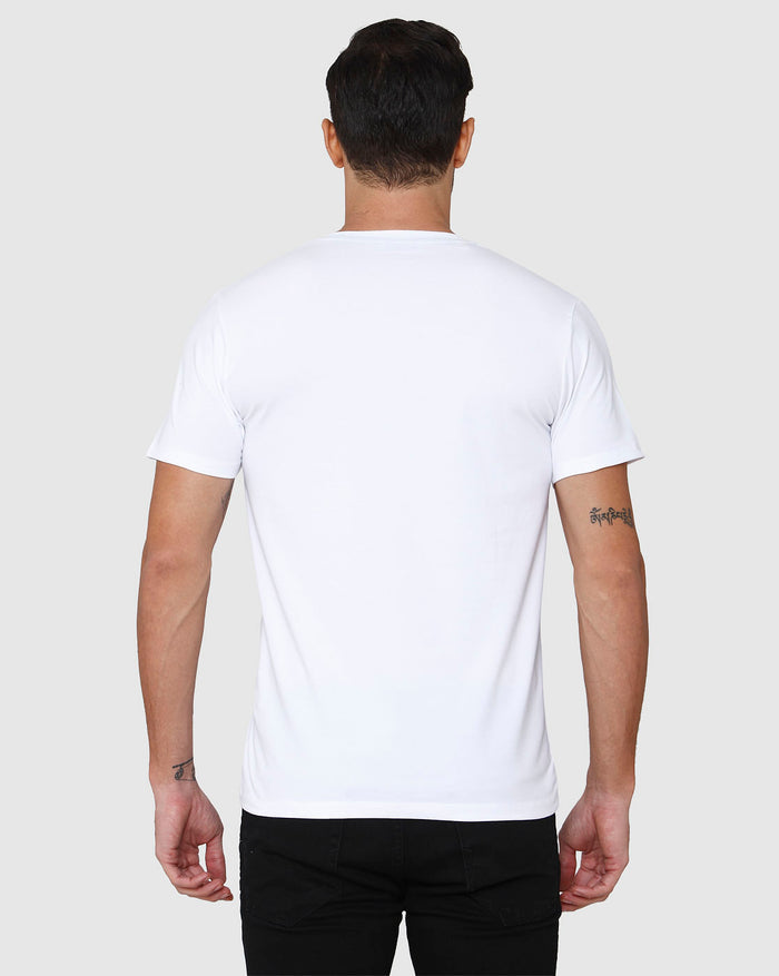 White V-Neck T-Shirt