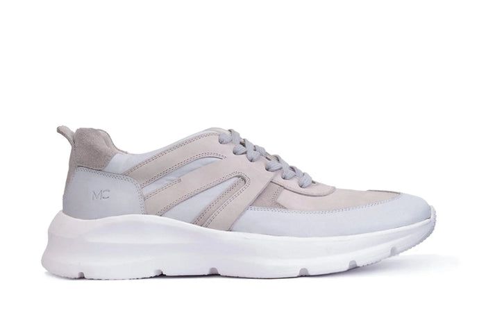 Moral Code Willow Women's Upcycled Trainer - 
#color_blue-leather