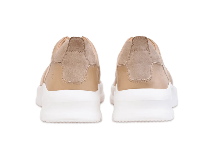 Moral Code Willow Women's Upcycled Trainer -
#color_beige-leather