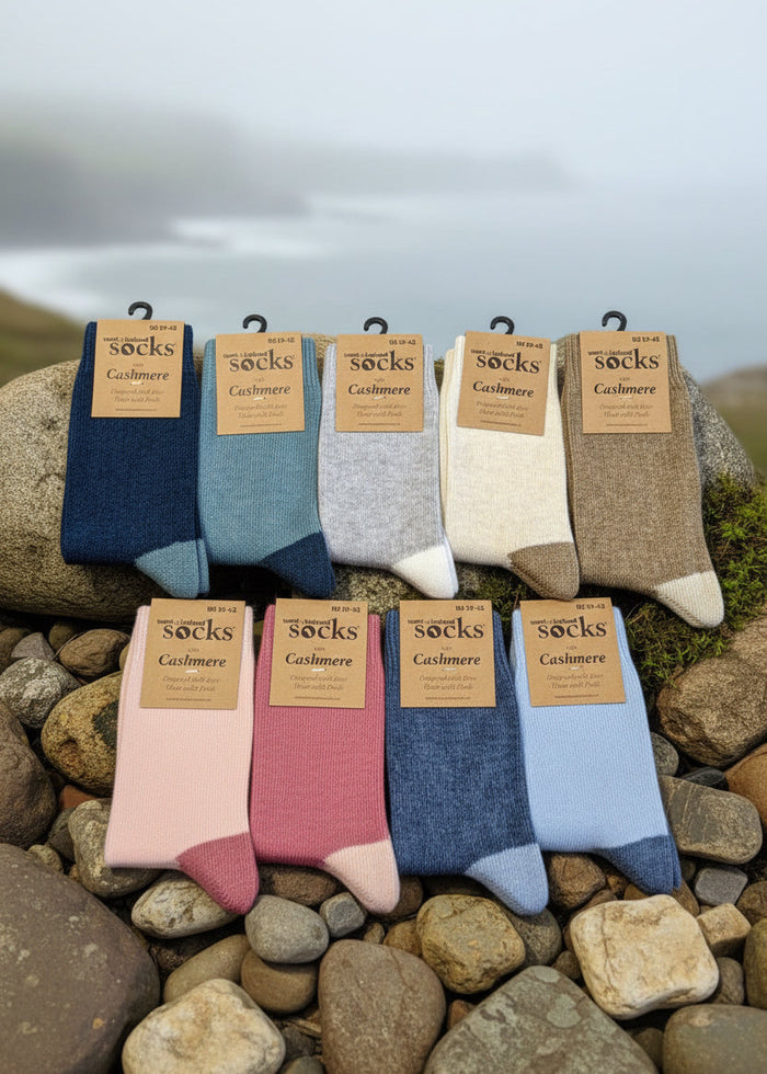 Cashmere Heel & Toe Irish Socks
