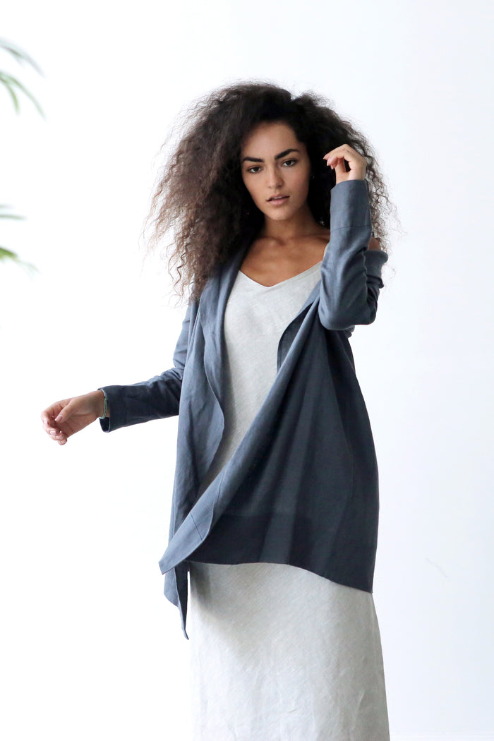 Women's Linen Cardigan DALEA - IN STOCK