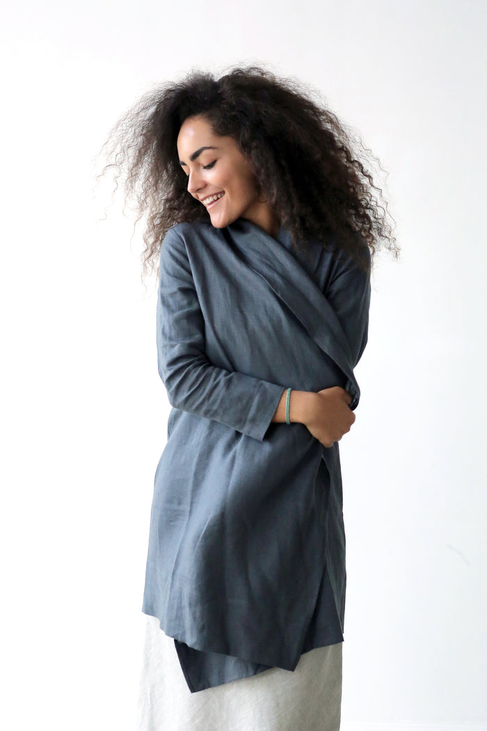 Women's Linen Cardigan DALEA - IN STOCK
