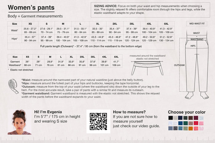 Women’s Linen Pants ANISE in Green