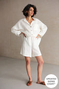 Women’s Linen Shorts BELLA in Cream