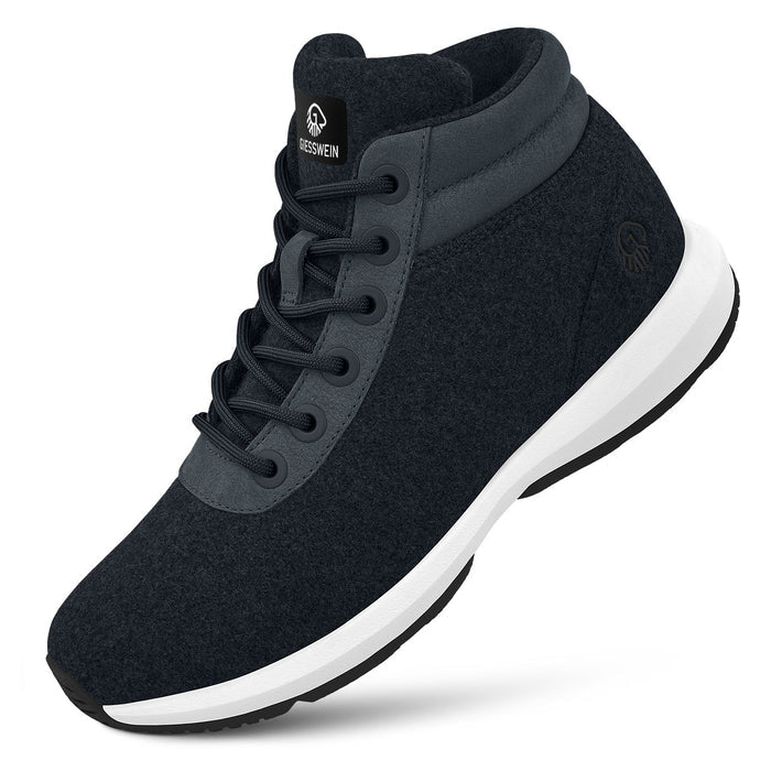 Giesswein Wool Sneaker High Top W - bleu foncé 548