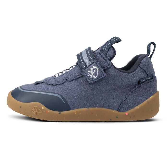 Giesswein Wooly Steps Barfußschuh - bleu océan 540