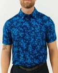 YATTA MENS NAVY DAISY POLO 25