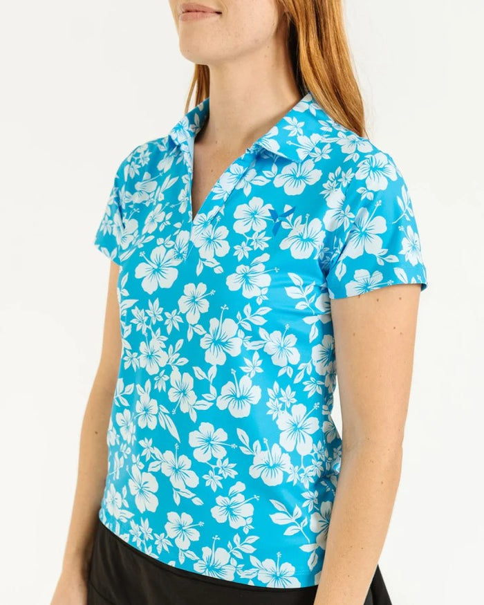 YATTA WOMENS ALOHA AINA POLO 25