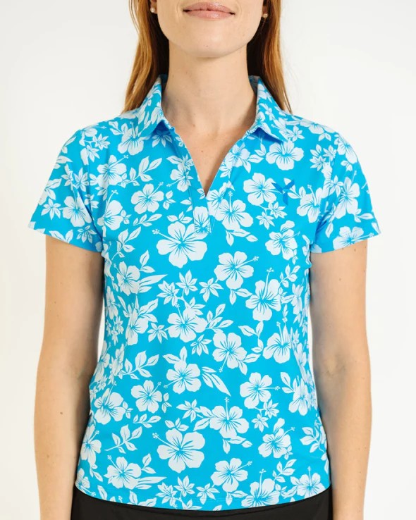 YATTA WOMENS ALOHA AINA POLO 25