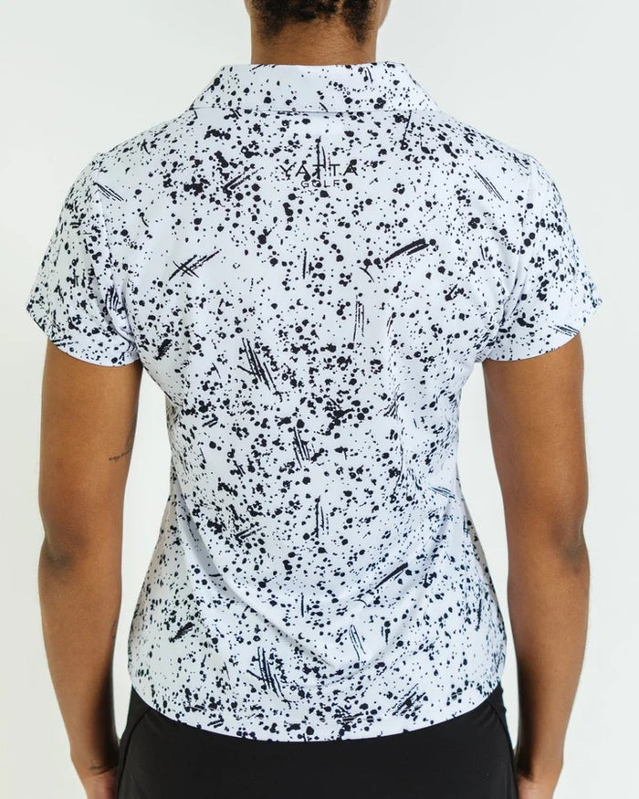 YATTA WOMENS COOKIES & CREAM POLO 25