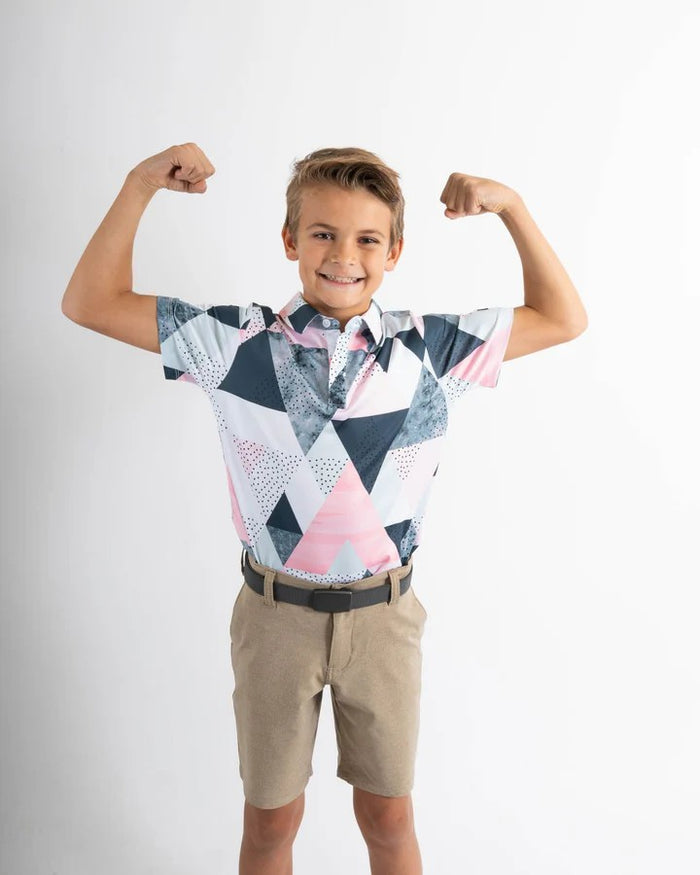 YATTA YOUTH BIRDIE DROPPER POLO 25