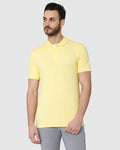 Yellow Polo Neck T-Shirt