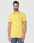 Yellow Polo Neck T-Shirt