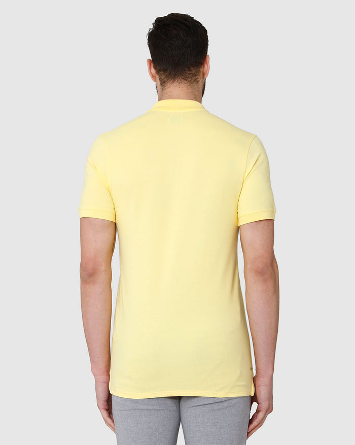 Yellow Polo Neck T-Shirt