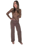 Style the Zenana Acid Washed Frayed Cutoff Hem Straight Wide Jeans exclusively at Born To Glam