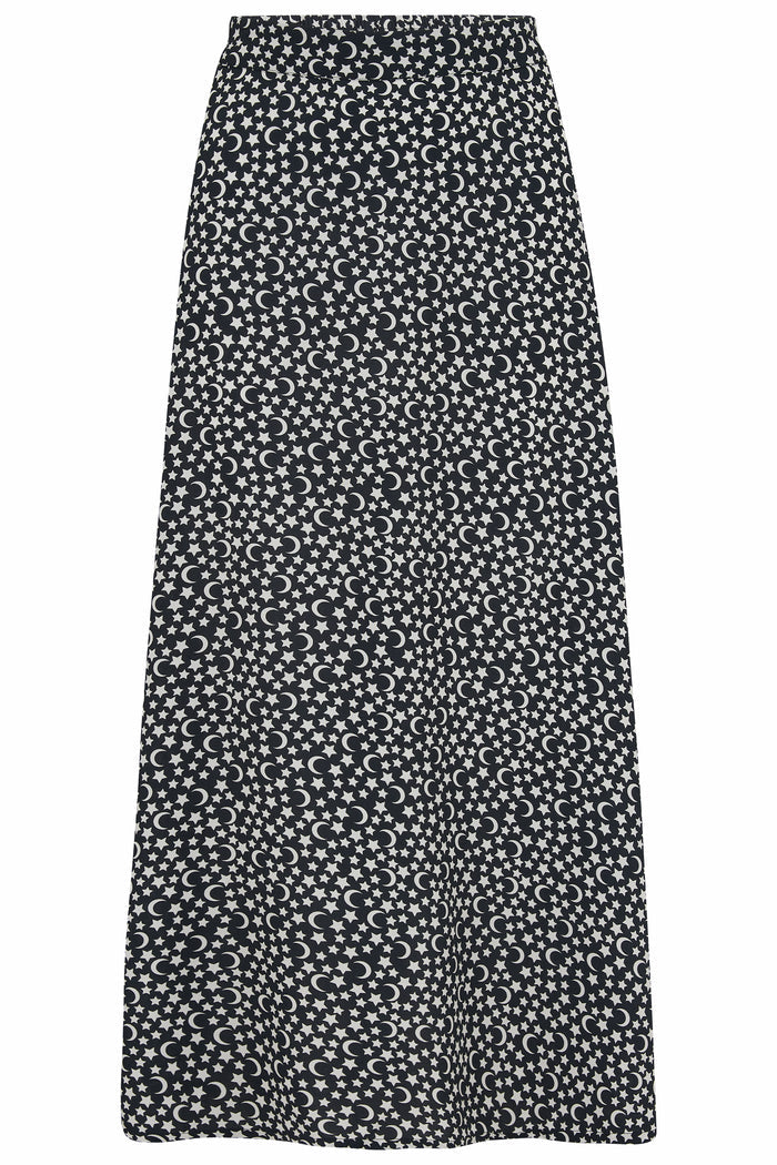Zora Skirt - Monochrome Moon & Stars